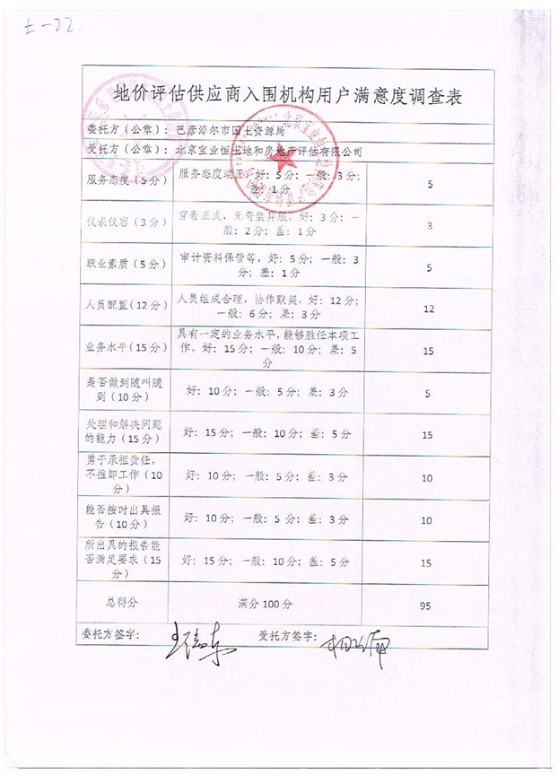巴彥淖爾市國(guó)土資源局地價(jià)評(píng)估項(xiàng)目